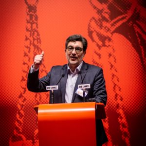 Stefan Hartmann bei der LandesvertreterInnen-Versammlung 2021